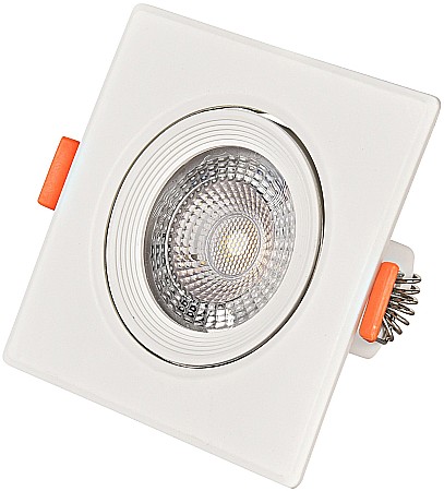 Corpuri de iluminat - Spot LED Downlight 38° Patrat 5W NW
