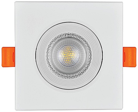 Corpuri de iluminat - Spot LED Downlight 38° Patrat 7W CW
