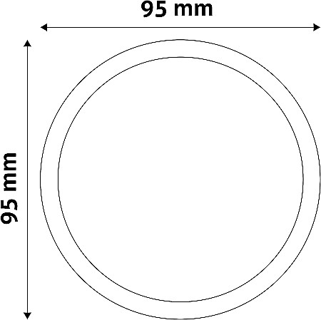 Spot LED plastic Ø95 5W 4000K [1]