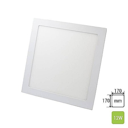 Uncategorized - Spot ultraslim LED 12W, 1260lm - 50 000 ore, patrat, incastrabil, LED Market, LM-P0112-SR