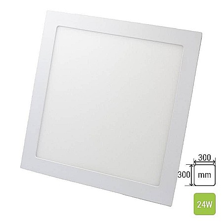 Uncategorized - Spot ultraslim LED 24W, 2520lm - 50 000 ore, patrat, incastrabil, LED Market, LM-P0124-SR