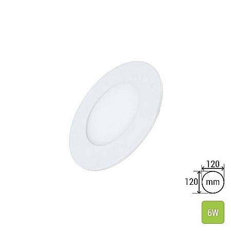 Uncategorized - Spot ultraslim LED 6W, 630lm - 50 000 ore, rotund, incastrabil, LED Market, LM-P0106-RR
