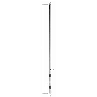 Stalpi stradali - Stalp Conic OL ZN Ingropat 12.8M