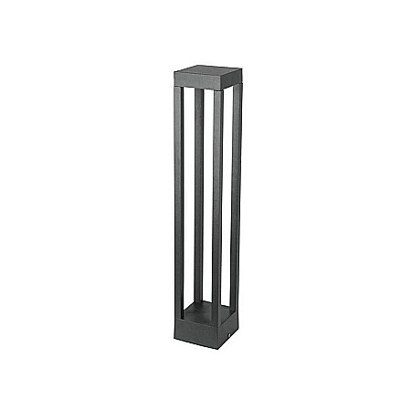 Uncategorized - Stalp IP65, LED 12W, 1368lm - 50 000 ore, iluminat gradina, LED Market, A056-2, Corp negru