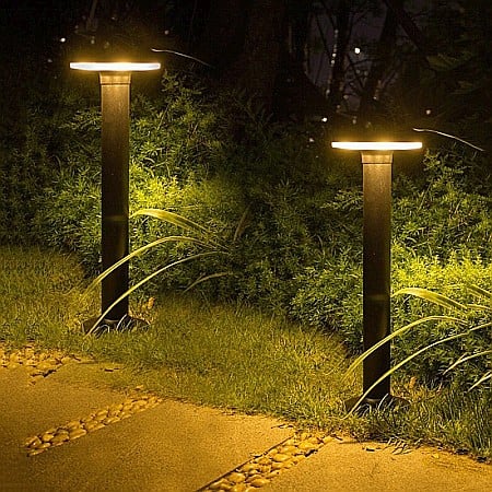 Stalp IP65, LED 12W, 1368lm - 50 000 ore, iluminat gradina, LED Market, BL2039, Corp Negru [1]