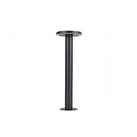 Iluminat exterior - Stalp IP65, LED 12W, 1368lm - 50 000 ore, iluminat gradina, LED Market, BL2039, Corp Negru