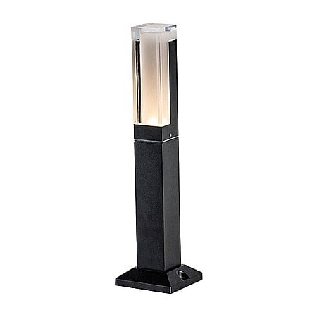 Iluminat exterior - Stalp IP65, LED 7W, 798lm - 50 000 ore, iluminat gradina, LED Market, A042-2, Corp Negru