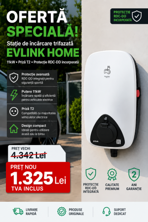 Accesorii electrice - Stație încărcare Schneider Electric EVlink Home 11kW Type 2 RDC-DD
