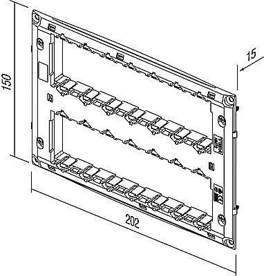 Suport fixare  2x7m TEM [2]