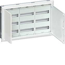 Tablouri metalice modulare ST - Tablou electric metalic, 108 module, 3X36, incastrat, Hager, Univers, IP30, FWU33S
