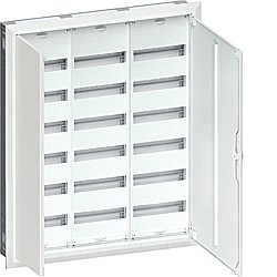 Tablouri electrice - Tablou electric metalic, 216 module, 6X36, incastrat, Hager, Univers, IP30, FWU63S