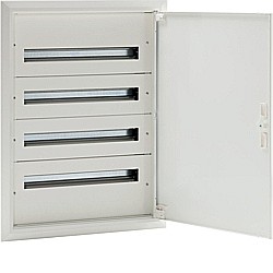 Tablouri metalice modulare PT - Tablou metalic aparent, ușă opacă 4x24 M - HAGER