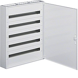 Tablouri metalice modulare PT - Tablou metalic aparent, ușă opacă 5x36 M - HAGER