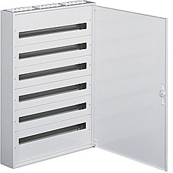 Tablouri metalice modulare PT - Tablou metalic aparent, ușă opacă 6x36 M - HAGER