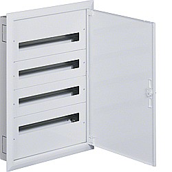 Tablouri electrice - Tablou metalic încastrat, ușă opacă 4x24 M - HAGER