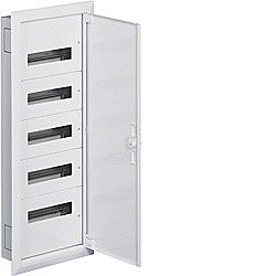 Tablouri electrice - Tablou metalic încastrat, ușă opacă 5x12 M - HAGER