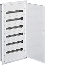 Tablouri metalice modulare ST - Tablou metalic încastrat, ușă opacă 6x24 M - HAGER