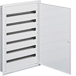 Tablouri metalice modulare ST - Tablou metalic încastrat, ușă opacă 6x36 M -HAGER