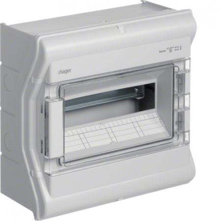 Tablouri electrice Hager IP54/IP66 - Tablou Vector 12M IP65 aparent VE112L
