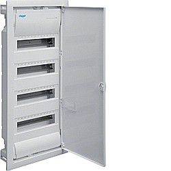 Tablouri plastic incastrate - Tablou Volta încastrat cu usa metalica 4X12M - HAGER VU48NE