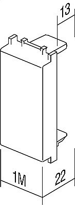 Tasta falsa 1M TEM antracit [2]