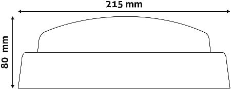 (Titania-R) Aplica perete rotunda IP54 14W NW Negru [3]