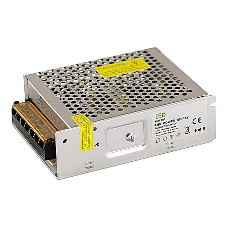 Uncategorized - Transformator camere IP 100W/8.3A, 230V - 12VDC, LED Market, PS100-W1V12 IP20