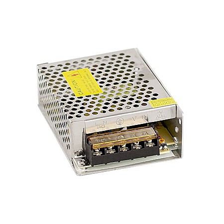 Transformator camere IP 60W/5A, 230V - 12VDC, LED Market, PS60-W1V12 IP20 [1]