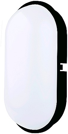 Iluminat exterior - (Triton-O) Aplica perete Oval IP65 20W NW Negru