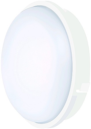 Iluminat exterior - (Triton-R) Aplica perete rotunda IP65 20W NW Alb