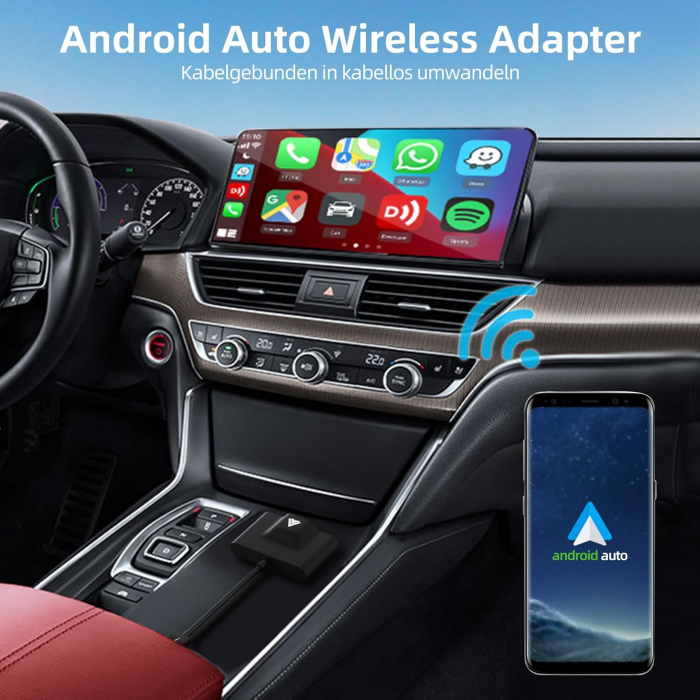Adaptor Android Auto, bluetooth,  Sixriver - Amazon, negru [2]