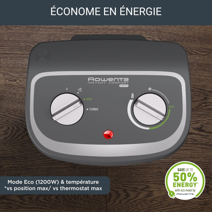 Aeroterma ROWENTA Instant Comfort Compact SO2330F0, 2 trepte viteza, 2400W - GRAD A [3]