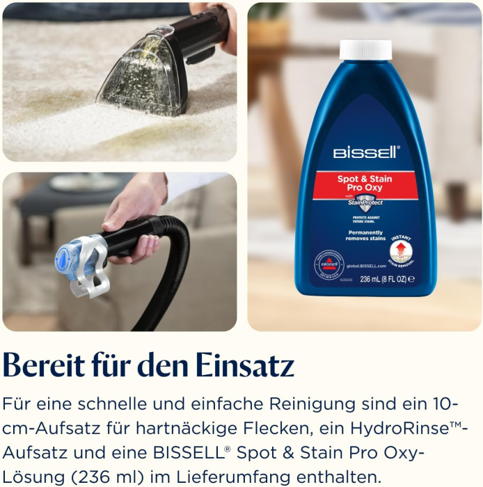 Aspirator cu spalare covoare si tapiterii, BISSELL SpotClean C5, 3861N - GRAD B [6]