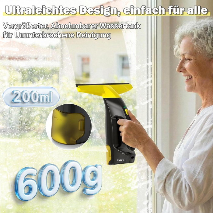 Aspirator de geamuri  Reincarcabil, Rezervor de Apa 200ml, Eave - GRAD A [5]