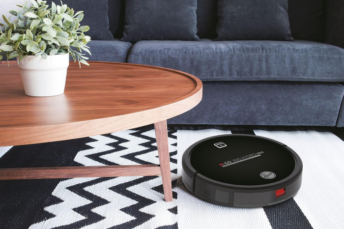 Aspirator Robot Hoover HGO330HC, 720 W, 0.35 L, Wi-Fi, Alexa&Google Home, Negru [3]
