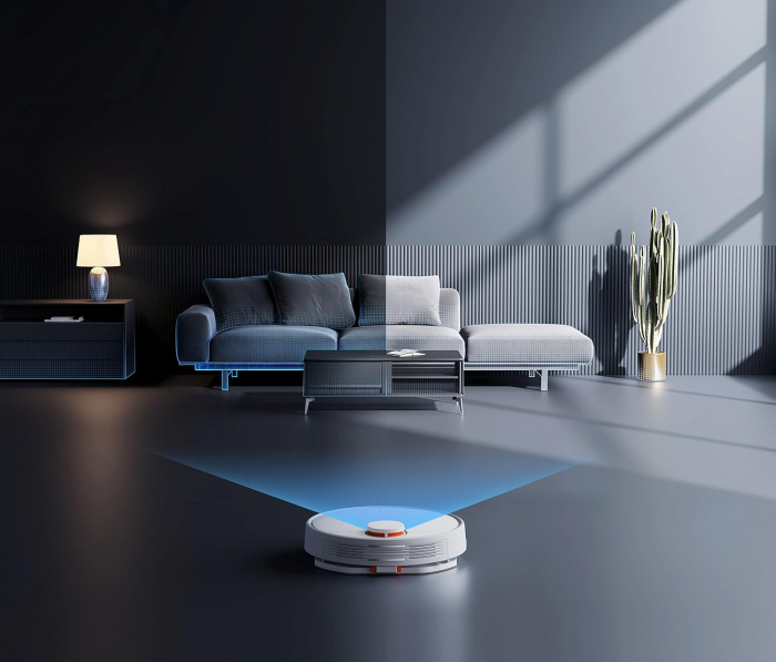 Aspirator robot și mop 2 în 1, Xiaomi Mi 2S, 2200 PA, alb [5]
