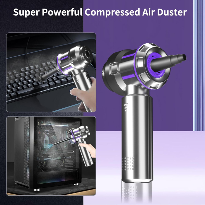 Aspirator, suflanta Fara Fir 22000Pa 3 Viteze, pentru Masina & Casa – Negru - GRAD A [7]