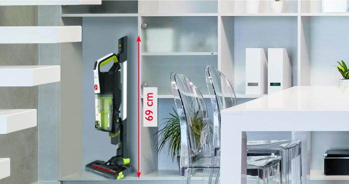 Aspirator vertical 2 in 1 Hoover H-FREE 500, 290 W, 0.45 l, 22.2 V, negru/verde - GRAD B [4]
