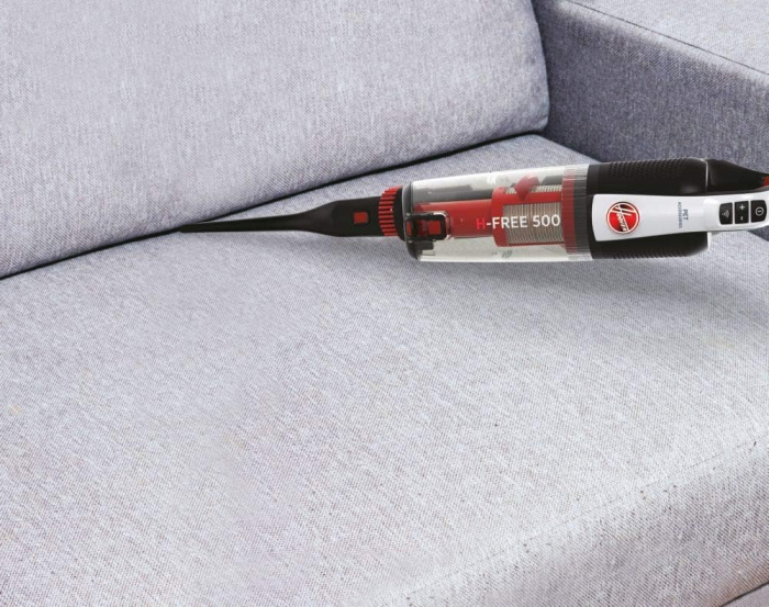 Aspirator vertical 2 in 1 Hoover H-FREE 500, 290 W, 0.45 l, 22.2 V, gri/rosu - GRAD B [6]