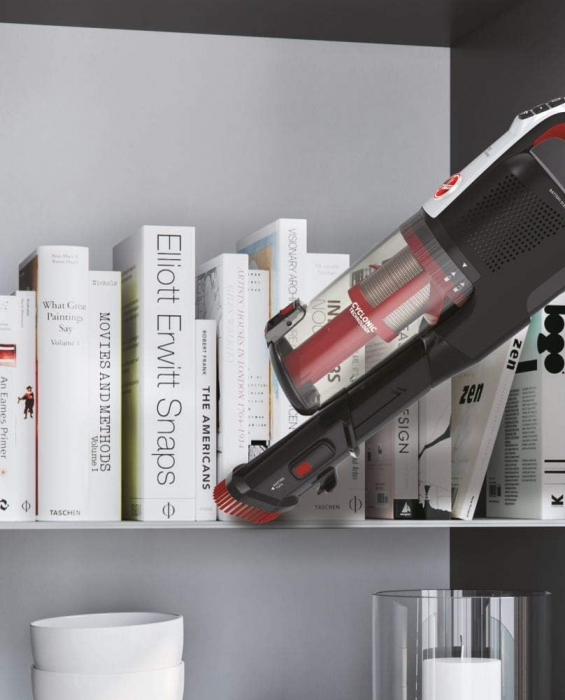 Aspirator vertical 2 in 1 Hoover H-FREE 500, 290 W, 0.45 l, 22.2 V, gri/rosu - GRAD B [3]