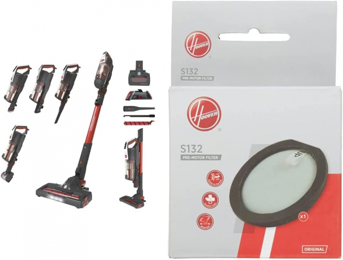 Aspirator vertical 2 in 1 HONITURE S12, 1.2 litrii, 33000 Pa, 22V, albastru [2]