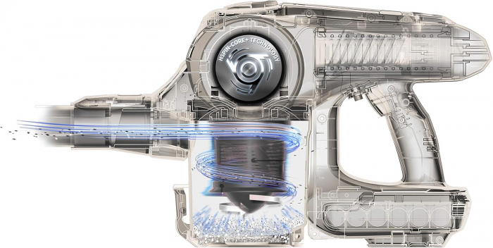 Aspirator vertical Hoover H-FREE 800, 22V, conectare wi-fi , accesorii multiple, 2 viteze, turbo, 0.7L -GRAD B [2]