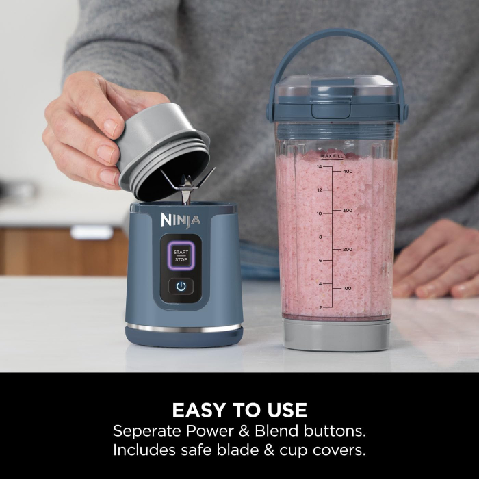 Blender portabil Ninja Blast BC151, fără fir, 530ml , USB-C - GRAD A [5]