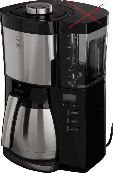Cafetiera Melitta Look V Timer 1025-18, 1,25 L,  10 cani - GRAD B [2]