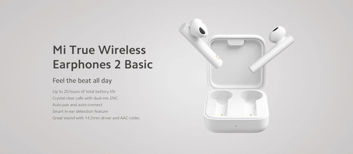 Casti In-Ear, bluetooth, Xiaomi Mi True Wireless Earphones 2 Basic, alb [5]