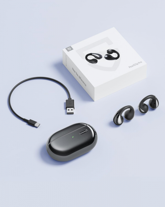Casti SoundPEATS PearlClip, bluetooth 5.4, Casti cu clips, IPX5 - GRAD A [2]