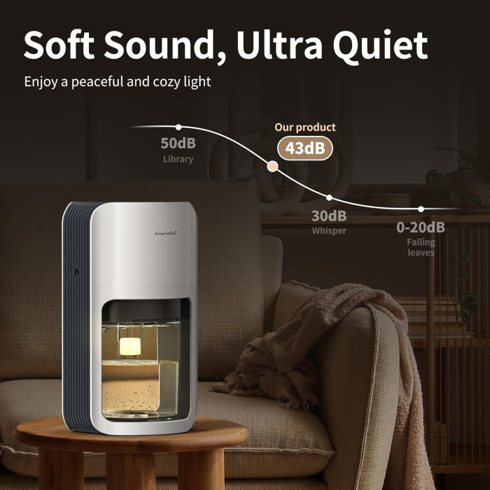 Dezumidificator OMISOON 1200ml, oprire automata, lumina LED - GRAD A [6]