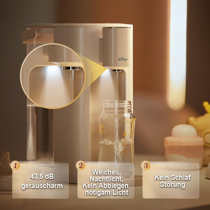 Dispenser apa fierbinte Bear 3 L cu ecran tactil si 6 temperaturi presetate - GRAD A [2]