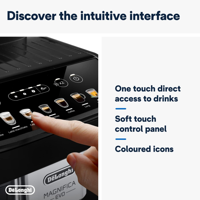 Espressor automat DeLonghi Magnifica Evo, ECAM292.81.B, 15 bar - GRAD B [5]