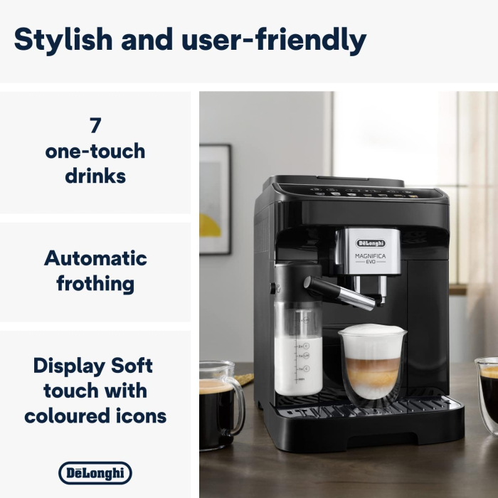 Espressor automat DeLonghi Magnifica Evo, ECAM292.81.B, 15 bar - GRAD B [2]